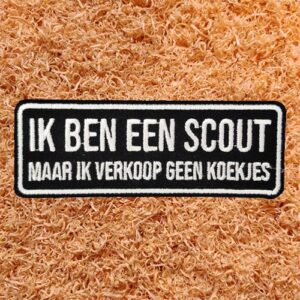 Ik ben een scout, maar ik verkoop geen koekjes